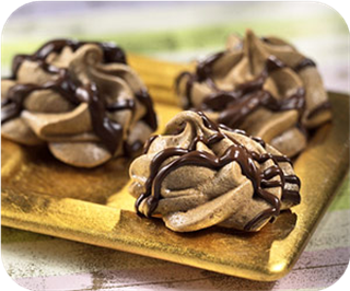 Mocha Meringue Kisses 