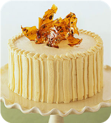 Pistachio cake with white chocolate buttercream 