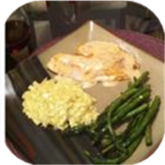 Garlic Alfredo Tilapia