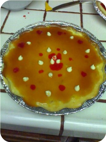 White Chocolate Macadamia Nut Cheesecake With Caramel and Raspbe