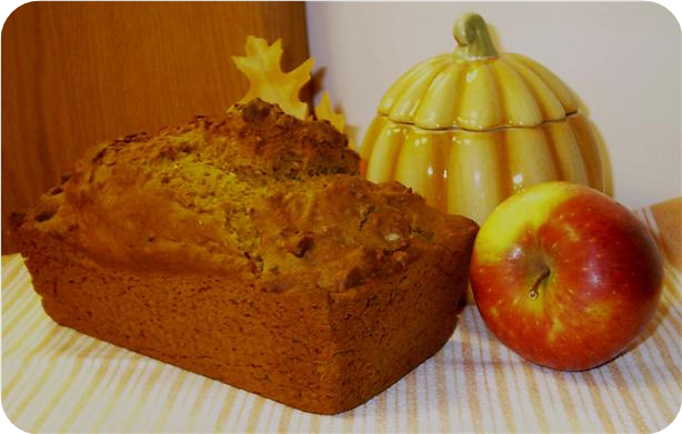 Autumn Pumpkin Apple Cider Bread
