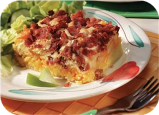 Cheesy Apple-Bacon Brunch
