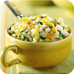 Easy Cheesy Broccoli and Rice