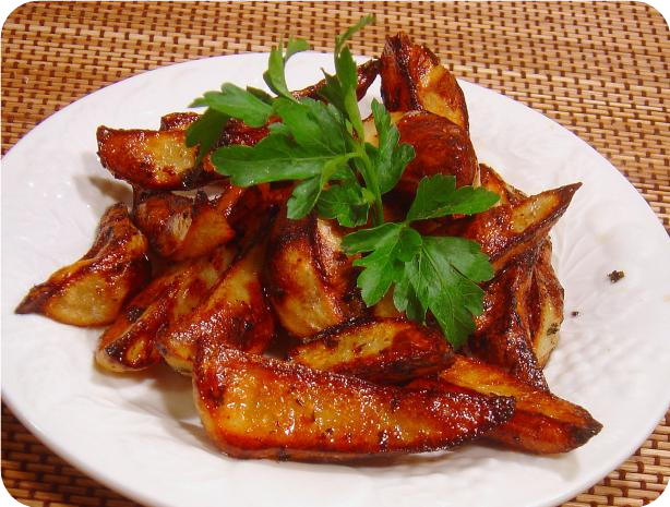 Grilled Potatoes With Garlic
