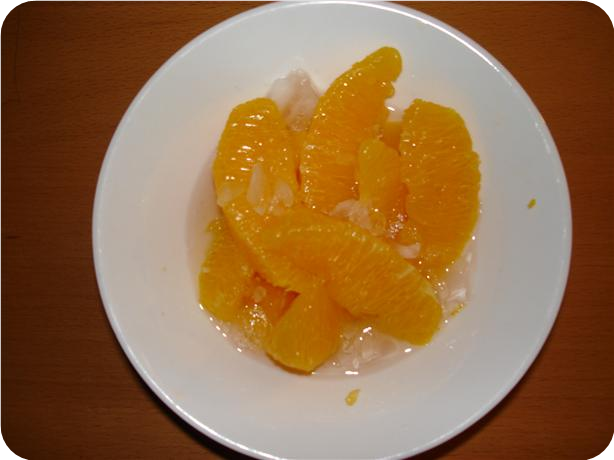 Oranges in Sweet Rose Water