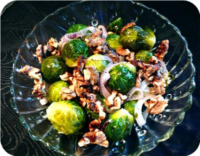 Walnut Brussels Sprouts