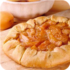Country apricot tart 