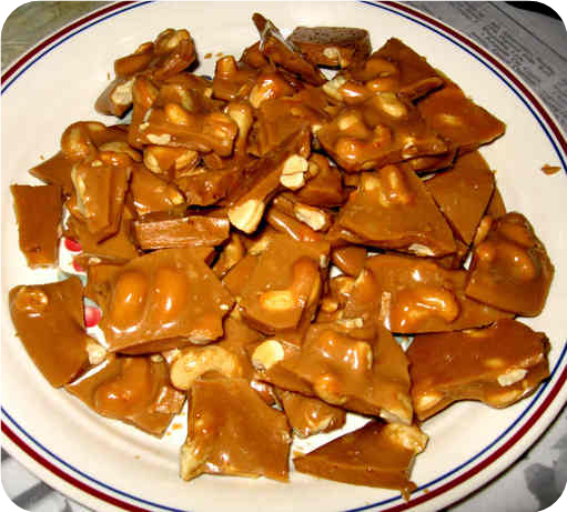 Cashew Brittle Candy