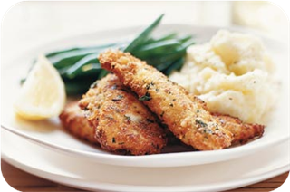 Parmesan-crumbed chicken 