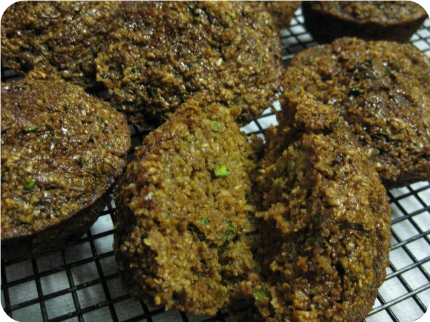 Oat Bran Zucchini Muffins
