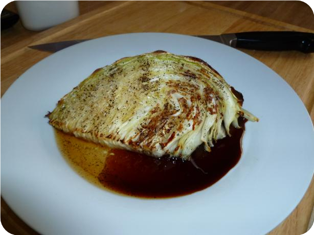 Oven Roasted Cabbage