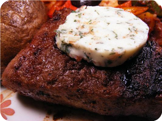 Blue Cheese Butter for Steak