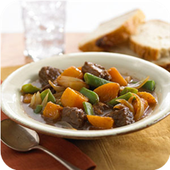 Garlic-wine pot roast 
