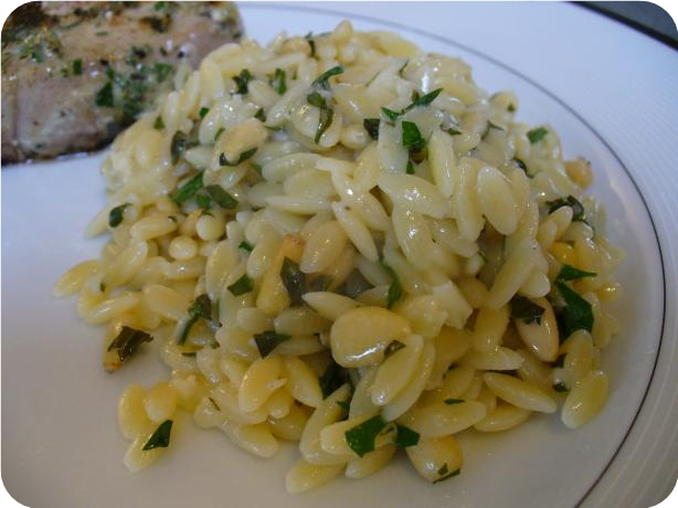 Herbed Orzo With Pine Nuts