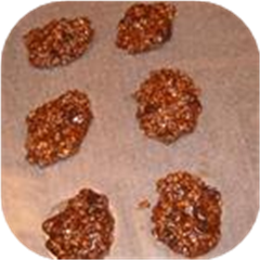 No Bake Fudge Cookies
