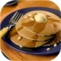 Blue Cornmeal Pancakes