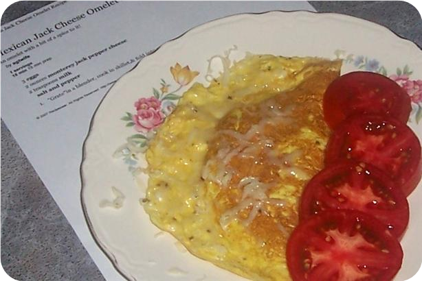 Mexican Jack Cheese Omelet