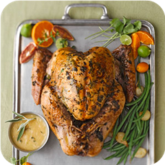 honey roast turkey