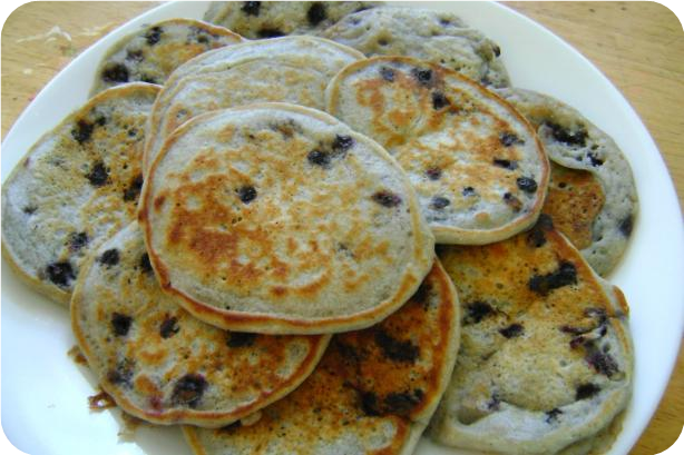 Fluffy Eggless Pancakes