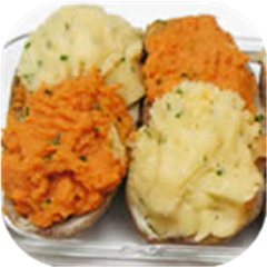 Two-Tone Baked Potatoes