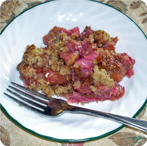 Rhubarb Crisp