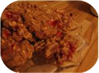 Vegan Peanut Butter Oatmeal Cranberry Cookies