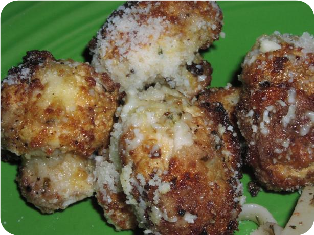 Parmesan Fried Mushrooms