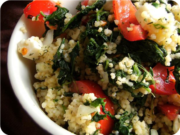 Spinach and Bulgar Salad