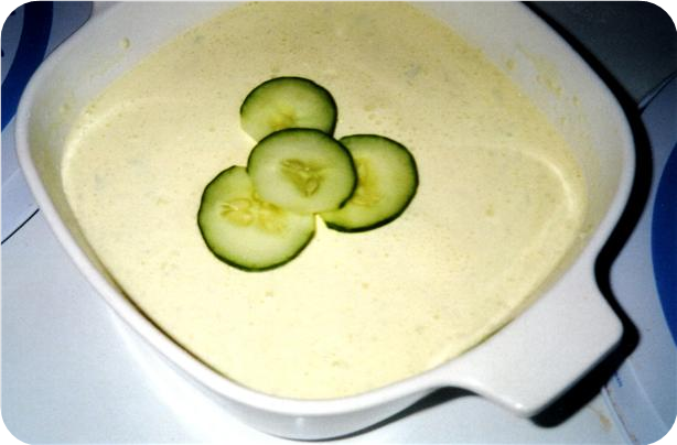 Cucumber Sour Cream Congealed Salad