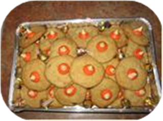 Candy Corn Kiss Cookies
