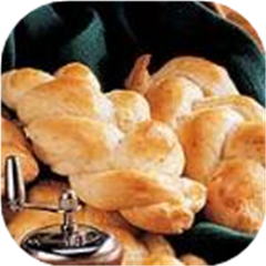 Braided Peppery Cheese Rolls