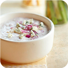 onion-horseradish dip