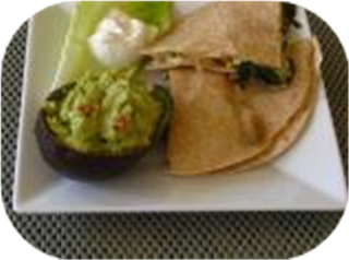Cheese Spinach Quesadillas