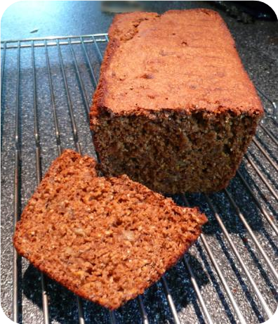 Whole Wheat Cornmeal Molasses Banana Bread