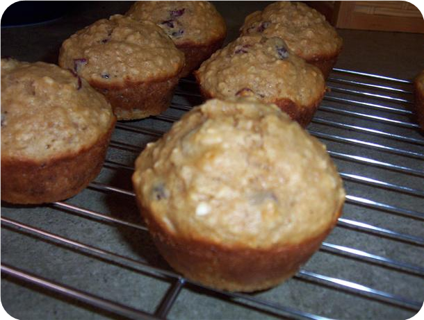 Applesauce Oat Muffins for 2