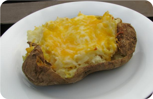 Eggs Baked in Potatoes