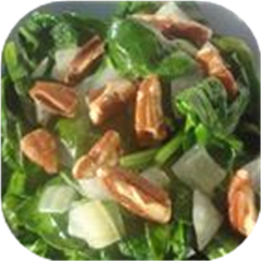 Spinach with Pecans