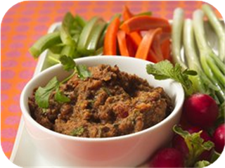Black Bean Dip with Veggie Dippers