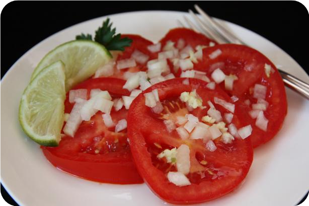 Tomato Salad -(Saladi Ya Nyanya)