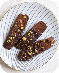 Chocolate-and-Pistachio Biscotti