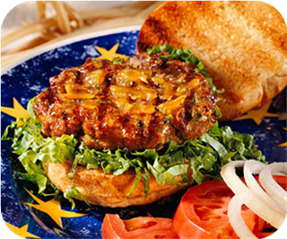 Grilled turkey burgers 