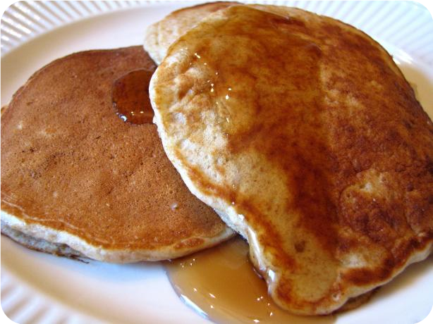 Whole Wheat Buttermilk Pancakes