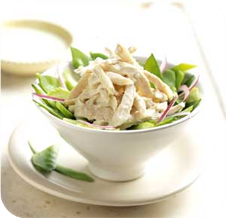 Ginger-lime chicken salad 
