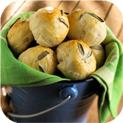 Sage potato rolls 