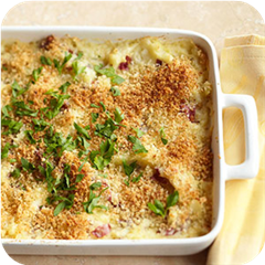 Tuscan Cheese Potato Bake