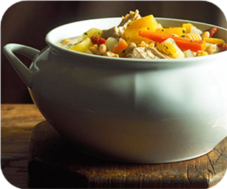 Pumpkin-orzo soup 