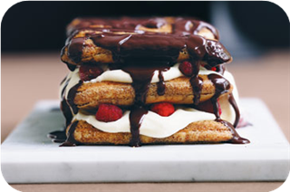 White & dark chocolate tiramisu