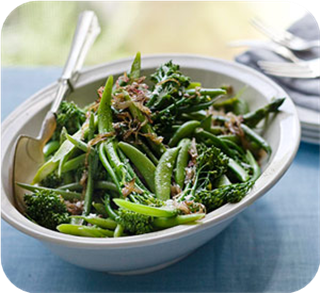 Green spring vegetables 