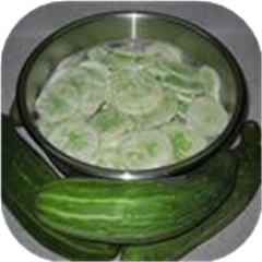 Creamed Cucumber Slices