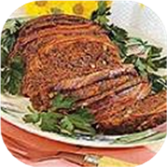Bacon-Topped Meat Loaf
